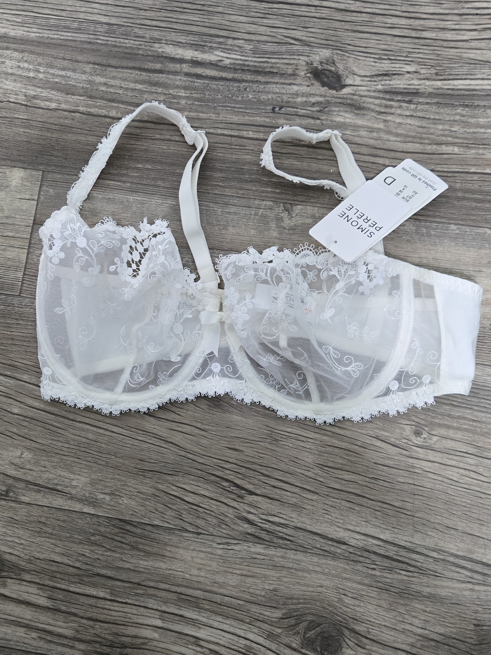 Simone Perele Wish Demi Cup Bra size 36 D new